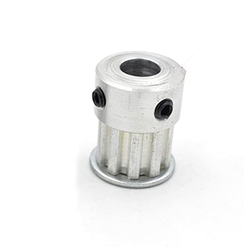 XL 14T Zahnriemenscheibe, 5/6/6,35/7/8/10/12 mm Bohrung, Getriebezahnradscheibe, 11 mm Breite, 14 Zähne, Zahnriemenscheibe aus Aluminiumlegierung (Nr. 966)(For Belt Width 10mm,Bore 15mm) von GJLRZGMY