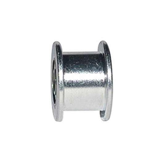 Zahnriemenscheibe 2GT, 20 Zähne, Synchronrad-Umlenkrolle, Bohrung 3 mm, 4 mm, 5 mm, mit Lager for GT2-Zahnriemen, Breite 10 mm, 20 Zähne, 20T, Präzisionsfertigung (Nr. 2110)(Silver,B bore 8mm) von GJLRZGMY