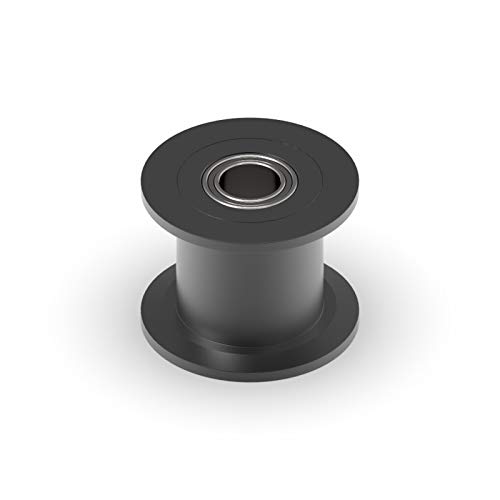 Zahnriemenscheibe 2GT 20 Zähne Synchronrad-Umlenkrolle, schwarz, Bohrung 3 mm 4 mm 5 mm, ohne Lager for GT2-Zahnriemenbreite 10 mm, 20 Zähne 20T Präzisionsfertigung (Nr. 2108)(Black,Smooth 6mm) von GJLRZGMY