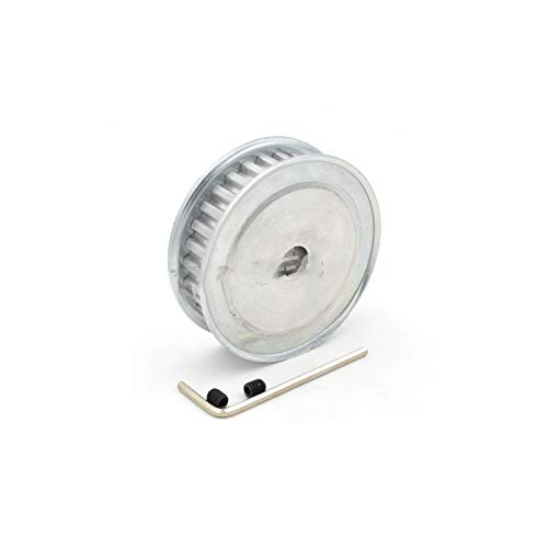 Zahnriemen, Zahnriemen 15 Zähne T5 Zahnriemenscheibe, Bohrung 5–12 mm, passend for B=10/15 mm T5 Synchronriemen, 15T 15 Zähne T5 Riemenscheibe 15-T5, genaue Größe(Fit Width 15mm Belt,Bore 6.35mm) von GKIRQVPE
