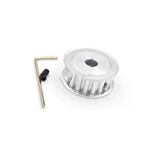 Zahnriemen, Zahnriemen 16 Zähne T5 Zahnriemenscheibe 16T, Bohrung 5–12 mm, passend for B = 10/15 mm, T5-Zahnriemen, 16T 16 Zähne T5 Riemenscheibe 16-T5, genaue Größe(Fit Width 10mm Belt,Bore 8mm) von GKIRQVPE