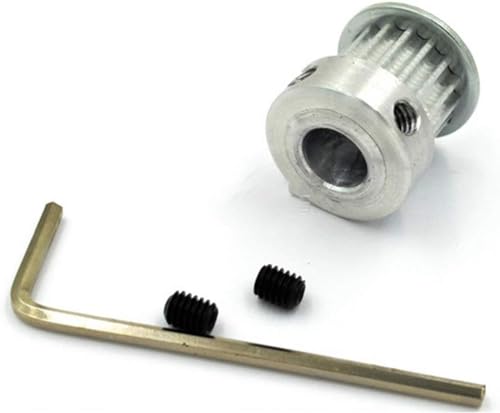 Zahnriemen, Zahnriemen 20 Zähne, 20T 3GT-Zahnriemenscheibe, Bohrung 5/6,35/8 mm, passend for 3GT B=9 mm, 20T 20 Zähne, GT3-Riemenscheibe, 20-3GT, genaue Größe(Bore 6.35mm) von GKIRQVPE