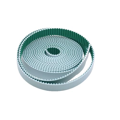 Zahnriemen, Zahnriemen Offenes Ende, 1 Meter, S3M, S5M, S8M XL, offenes Polyurethan mit Stahlkern, grüne Zahnoberfläche, Breite 10–40 mm(S3m 10mm Width) von GKIRQVPE