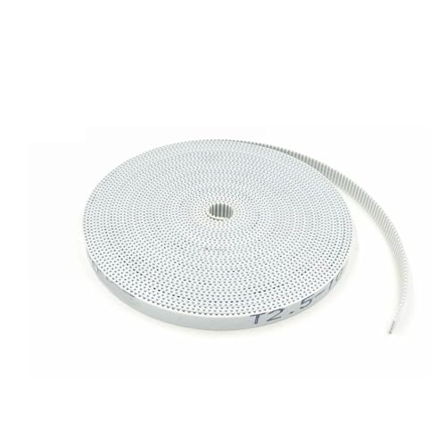 Zahnriemen, Zahnriemen Offenes Ende, 50 Meter, T2.5 PU, offenes Ende, T2.5-10, Breite 10 mm, T2.5 10 Riemen, passende T2.5-Zahnriemenscheibe for 3D-Drucker CNC von GKIRQVPE