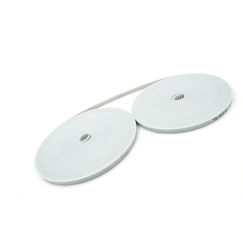 Zahnriemen, Zahnriemen Offenes Ende, 50 Meter PU T2.5 Offener Synchronriemen, Breite 6 mm, Polyurethan-Stahl, Trapez T2.5-6 mm, offene Riemenscheibe, 3D-Drucker von GKIRQVPE