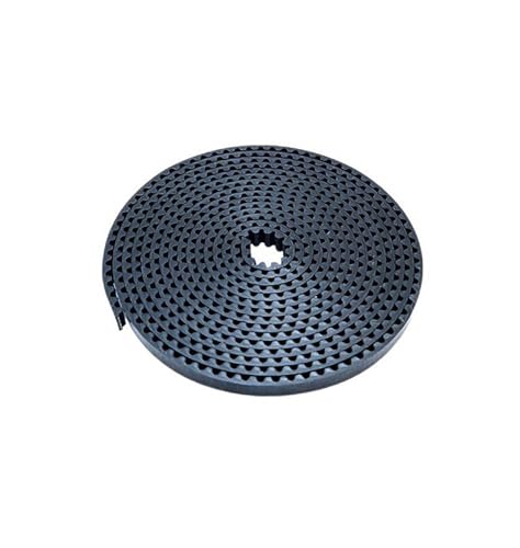 Zahnriemen, Zahnriemen Schwarzer STD5M-Förderer mit offenem Zahn, STS S5M, Polyurethan PU, offenes Ende, mit Stahlseil for CNC-Maschinenmotor(Width 20mm,20meter) von GKIRQVPE