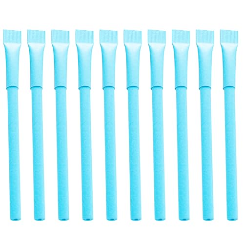 GKYQVE 10 recycelbare Kugelschreiber, Papier-Kugelschreiber, recycelbar, 1,0 mm, schreiben Sie reibungslos für Schülerklasse von GKYQVE