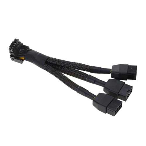 GKYQVE 3x8pin Bis 16Pin Grafikkartenanschlusskabel Draht 12VHPWR GPU Kabel Mit Rechtwinklem Anschluss Verbesserung Der Kabelmanagement GKYQVE 3x8pin Bis 16Pin Grafikkartenanschlusskabel Draht 12VHPWR GPU Kabel Mit Rechtwinklem Anschluss Verbesserung Der Kabelmanagement von GKYQVE