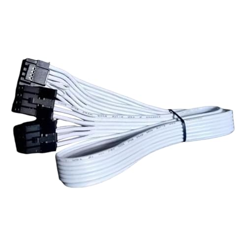 GKYQVE 50 Cm PCIE 5.0 Kabel 16AWG Doppel 8Pin Bis 16Pin 12VHPWR MALE 12+4PIN Steckerkabel Zur Integration Mit PSUs GKYQVE 50 Cm PCIE 5.0 Kabel 16AWG Doppel 8Pin Bis 16Pin 12VHPWR MALE 12+4PIN Steckerkabel Zur Integration Mit PSUs von GKYQVE