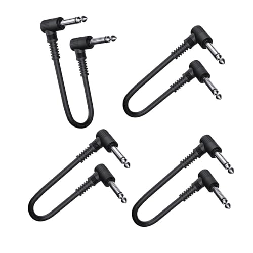Guitar Effekt Pedalkabel 11 8-Zoll Rechtwinkliger Stecker Sparsparende Entwurf Von Anti Nr Oise 2/4pcs von GKYQVE