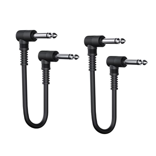 Guitar Effekt Pedalkabel 11 8-Zoll Rechtwinkliger Stecker Sparsparende Entwurf Von Anti Nr Oise 2/4pcs von GKYQVE