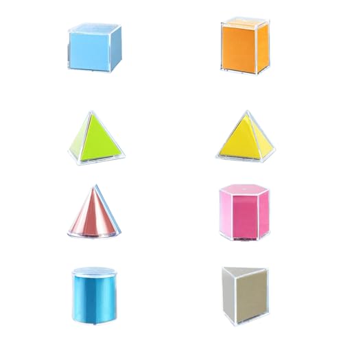 Klare Farbenfrohe Geometrische Formen Abnehmbare Bausteine ​​Spielzeuggeometrische Formen Für Kinder Von 3 ＋ Mathematik Lernspielzeug von GKYQVE