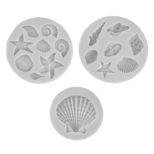 Marine Theme Kuchen Fondant Silikonform Handgefertigte Seife Formen Muschelschuhe Sternenfische Silikon Backform DIYS Handwerk Marine Theme Kuchen Fondant Silikonform Handgefertigte Seife Formen Muschelschuhe Sternenfische Silikon Backform DIYS Handwerk von GKYQVE