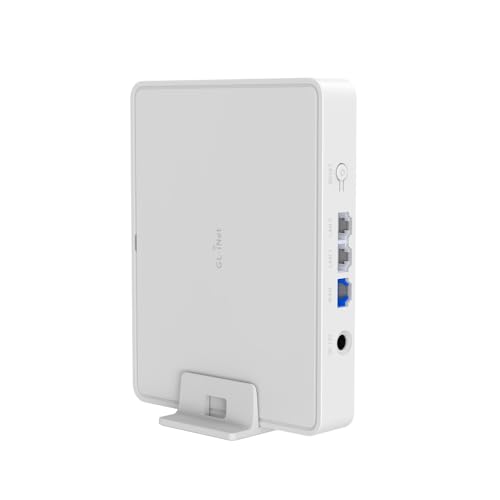 GL.iNet GL-B3000 (Marmor) Wi-Fi 6 Home Router zur Wandmontage, AX3000 Dual-Band, OpenVPN- und WireGuard-Unterstützung, Elternsteuerung, OpenWrt, 3 Gigabit-Ethernet-Ports von GL.iNet