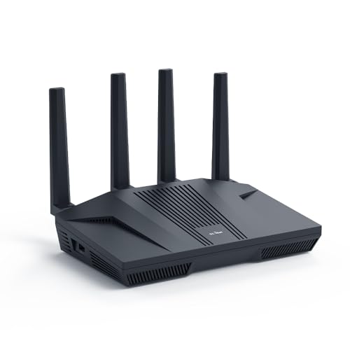 GL.iNet GL-MT6000(Flint 2) WiFi 6 Router | Gaming-WLAN-Router | 2 x 2,5G Multi-Gig-Port + 4 x 1G Ethernet-Ports | Massengerätekonnektivität | Schnelles OpenVpn & WireGuard | 802.11ax von GL.iNet