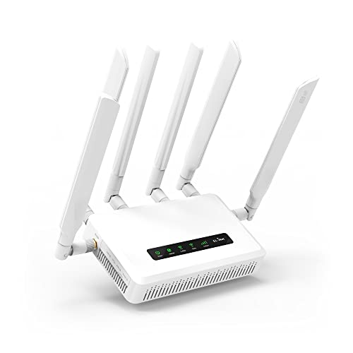 GL.iNet GL-X3000 (Spitz AX) 5G NR AX3000 Cellular Gateway Router, Wi-Fi 6, Multi-WAN, & Detachable Antennas, Dual-SIM, OpenVPN & WireGuard Client/Server, OpenWrt, MU-MIMO, Secure RV Internet von GL.iNet