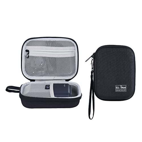 Gadget Organizer Case für Reise-Router GL-AXT1800/ MT1300/ SFT1200/ E750, Ladegeräte, Kabel und Zubehör, robuste und langlebige Tasche, Handtragetasche aus Eva, stoßfest, wasserabweisend (Black) von GL.iNet