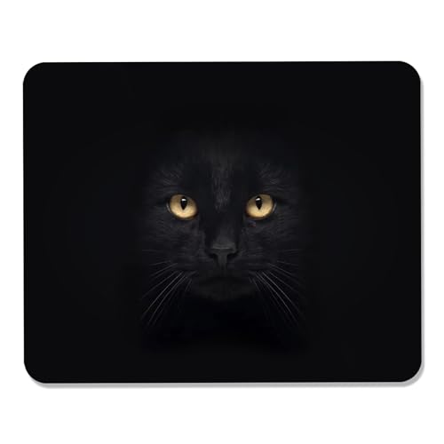 GLANDOTU Gaming Mauspad - Mousepad 260 x 210 × 3 MM - Mousepad mit Motiv Rutschfestem Gummiboden, Mousepad mit Einer speziellen Oberfläche verbessert Geschwindigkeit und Präzision, Schwarze Katze GLANDOTU Gaming Mauspad - Mousepad 260 x 210 × 3 MM - Mousepad mit Motiv Rutschfestem Gummiboden, Mousepad mit Einer speziellen Oberfläche verbessert Geschwindigkeit und Präzision, Schwarze Katze von GLANDOTU