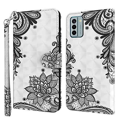 GLANDOTU Handyhülle für Nokia G22 Lederhülle [Standfunktion] [Magnet] Stoßfeste Premium Flip PU Leder Cover Case Klapphülle Nokia G22 Schutzhülle - Diagonale von GLANDOTU