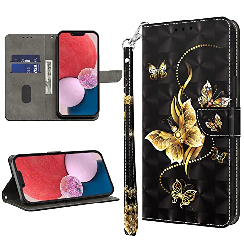 GLANDOTU Handyhülle für Samsung Galaxy A16 4G/5G Lederhülle Klapphülle Premium Leder Brieftasche Schutzhülle [Kartenfach][Standfunktion] Handytasche Cover Case für Galaxy A16 - Kingdee von GLANDOTU