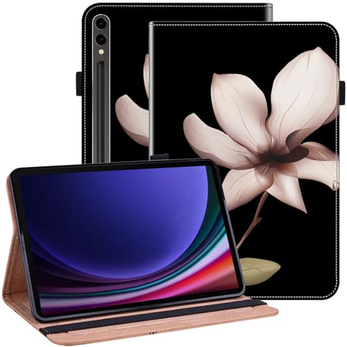 GLANDOTU Hülle für Samsung Galaxy Tab S9 Ultra 14.6 Zoll SM-X916B/X910N Flip Leder Schutzhülle Tab S9 Ultra Stifthalter Stand Wallet Cover Case für Samsung Tab S9 Ultra Hülle - Mandala von GLANDOTU