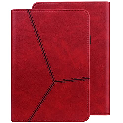 GLANDOTU Hülle für Xiaomi Pad 5 / Pad 5 Pro 11 Zoll 2021 Schutzhülle mit Stifthalter - (Auto Schlaf/Wach) Ultra Dünn Cover PU Leder Case für Xiaomi Pad 5 Hülle（Rot） von GLANDOTU