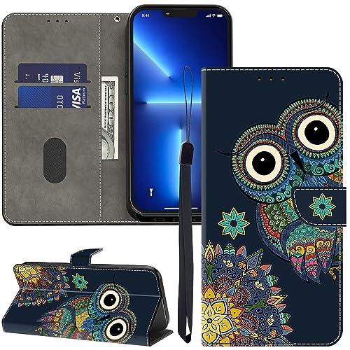 GLANDOTU Lederhülle für iPhone 16 Pro Hülle, Kartensteckplätzen Muster Flip Wallet Handyhülle Kompatibel mit iPhone 16 Pro Hülle, Cartoon Eule GLANDOTU Lederhülle für iPhone 16 Pro Hülle, Kartensteckplätzen Muster Flip Wallet Handyhülle Kompatibel mit iPhone 16 Pro Hülle, Cartoon Eule von GLANDOTU