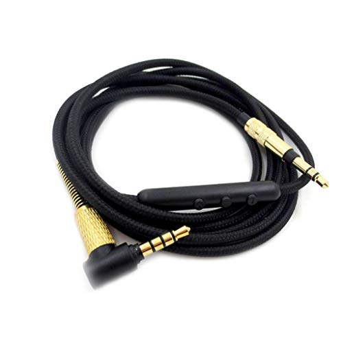 GLASSNOBLE Audio Kabel,Headphone Cable Audio-Cable Cord Line for Skull Candy Hesh 2.0 Crusher Grind Wire Control Version von GLASSNOBLE