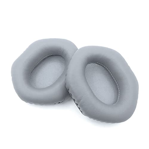 GLASSNOBLE Schaumstoff-Ohrpolster,Foam Ear Pads Pillow Cushion for V-Moda Xs Crossfade M-100 Lp2 Lp Dj Headphones Grey Grey Net von GLASSNOBLE