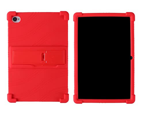 GLAZZY Kinderhülle für Blackview Tab 15 Pro 10,51-Zoll-Tablet Kinderfreundliches weiches Silikon, verstellbare Ständerabdeckung für Blackview Tab 15 (Color : Pink, Size : Blackview Tab15 Pro) von GLAZZY