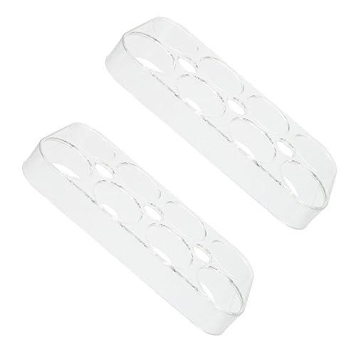 2St Eierregal Kühlschrank Eierhalter egg holder for refrigerator Eierbehälter für Kühlschrank dekorative Eierhalterbox Schreibtisch Eierkarton Aufbewahrungskiste Halterung Tablett 2St Eierregal Kühlschrank Eierhalter egg holder for refrigerator Eierbehälter für Kühlschrank dekorative Eierhalterbox Schreibtisch Eierkarton Aufbewahrungskiste Halterung Tablett von GLEAVI