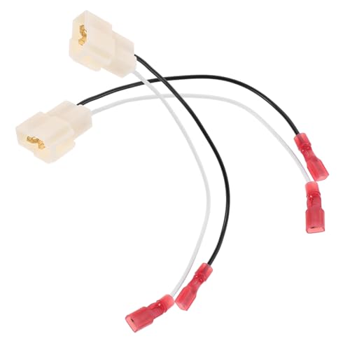 GLEAVI 1 Paar lautsprecherkabel Adapter Lautsprecherkabel-Adapter Kabeladapter für Auto-Subwoofer Auto-Lautsprecher-System installieren Kabelstecker Auto Teil Auto versorgung Plastik von GLEAVI
