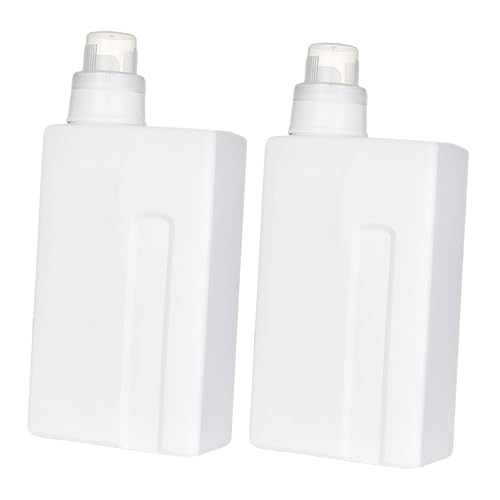 GLEAVI 2 Stück Wäscheflasche Kunststoffbehälter Reiseshampoo Kunststoffständer Reisehalter Flüssigwäschespender Wäschebehälter Für Gel von GLEAVI