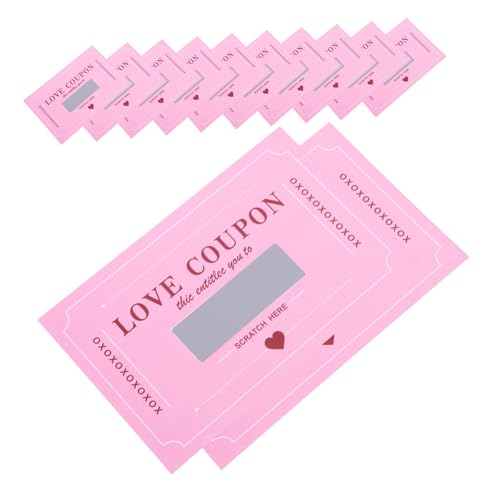 GLEAVI 20 Blatt Valentinstag-Rubbelkarte Scratch-Valentine zum Valentinstag Gutscheinkarte Valentinskarten zum Rubbeln Valentinskarten abrubbeln Papier Rosa GLEAVI 20 Blatt Valentinstag-Rubbelkarte Scratch-Valentine zum Valentinstag Gutscheinkarte Valentinskarten zum Rubbeln Valentinskarten abrubbeln Papier Rosa von GLEAVI