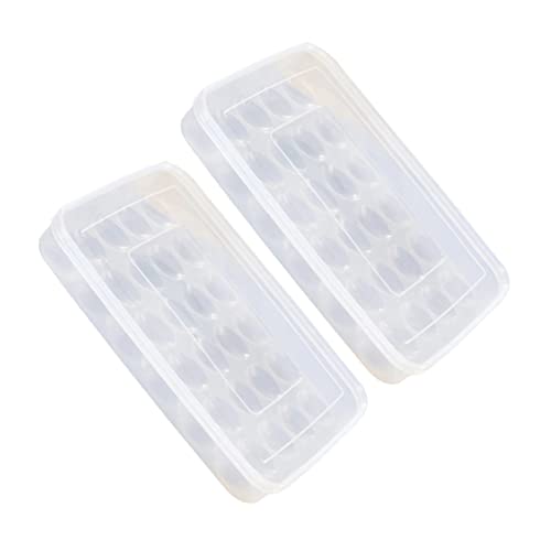 GLEAVI 2St Eierkarton Kunststoffbehälter Gefrierbehälter für Eier Aufbewahrungsboxen für Eier im Kühlschrank Gefrierei-Organizer-Halter Container Veranstalter Aufbewahrungskiste Plastik GLEAVI 2St Eierkarton Kunststoffbehälter Gefrierbehälter für Eier Aufbewahrungsboxen für Eier im Kühlschrank Gefrierei-Organizer-Halter Container Veranstalter Aufbewahrungskiste Plastik von GLEAVI