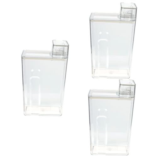 GLEAVI 3 Stück Wäsche-Aufbewahrungsbox Glashalter Reise-Seifen-Kunststoff-Ständer Küchenaufbewahrung Nachfüllbarer Wäsche-Flaschenspender Das Haustier Transparente GLEAVI 3 Stück Wäsche-Aufbewahrungsbox Glashalter Reise-Seifen-Kunststoff-Ständer Küchenaufbewahrung Nachfüllbarer Wäsche-Flaschenspender Das Haustier Transparente von GLEAVI