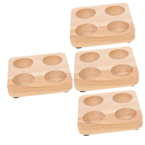 GLEAVI 4 Stück Aufbewahrungsbox Für Eier Holztablett Eierhalter Arbeitsplatte Eierfüller Flach Eierhalterbehälter Tablett Mit Teuflischen Eiern Eierträger Lagerung Halterung Kautschukholz GLEAVI 4 Stück Aufbewahrungsbox Für Eier Holztablett Eierhalter Arbeitsplatte Eierfüller Flach Eierhalterbehälter Tablett Mit Teuflischen Eiern Eierträger Lagerung Halterung Kautschukholz von GLEAVI