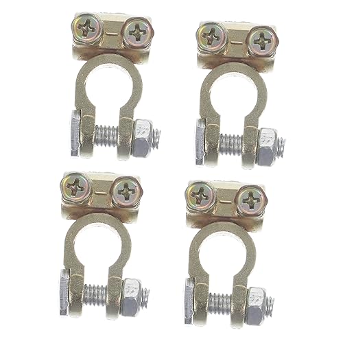 GLEAVI 4 Stück Batterieclip autobatterie halterung autobatterie klemmen Kabelclip Endgeräte Auto -Batterie Batterieanschluss Schnalle für Autobatterie Aluminium-Magnesium-Legierung Golden GLEAVI 4 Stück Batterieclip autobatterie halterung autobatterie klemmen Kabelclip Endgeräte Auto -Batterie Batterieanschluss Schnalle für Autobatterie Aluminium-Magnesium-Legierung Golden von GLEAVI