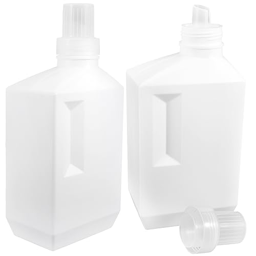 GLEAVI 4 Stück Waschmittelflasche Vorratsflasche Wasserkrug aus Kunststoff Shampoo-Flaschen kunststoffbehälter Plastikkrug tragbare Handseife Emulsionsflasche Waschflasche mit Lotion groß von GLEAVI