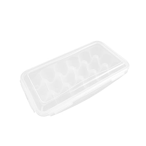 GLEAVI 4Er-Box Organizer mit Deckel Eierkarton aus Plastik Ei Fall Essenstablett Kühlschrank Multi-Grid-Eierkasten Aufbewahrungsbehälter für Eier Lebensmittel Container Veranstalter Weiß GLEAVI 4Er-Box Organizer mit Deckel Eierkarton aus Plastik Ei Fall Essenstablett Kühlschrank Multi-Grid-Eierkasten Aufbewahrungsbehälter für Eier Lebensmittel Container Veranstalter Weiß von GLEAVI