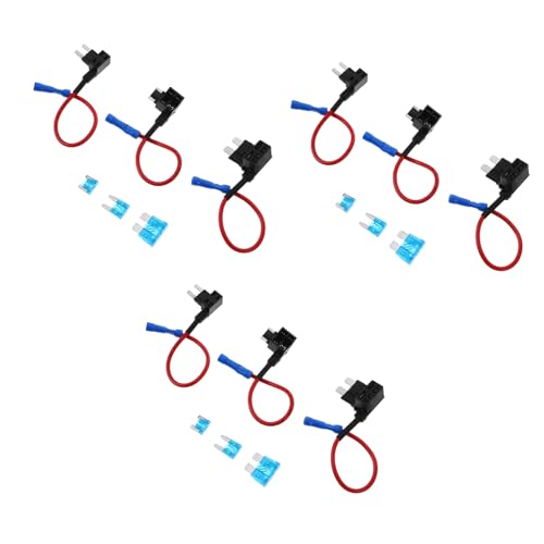 GLEAVI 9 Stück Sicherungsadapter Sicherungsdrahthahn Sicherungshahn Sicherungszieher Pvc von GLEAVI