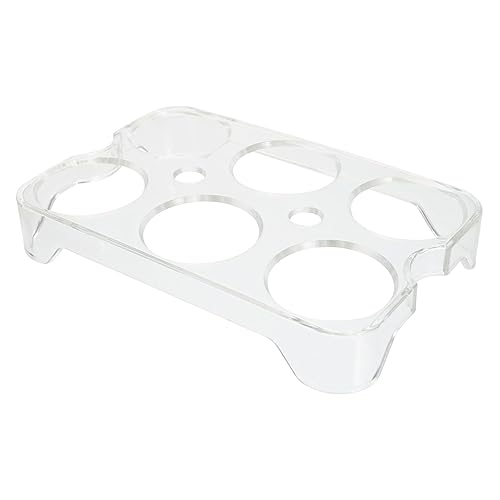 GLEAVI Aufbewahrungsbox Für Eier Eierablage Für 6 Tassen Aufbewahrungsbehälter Für Eier Kühlschrank Ei Schublade Eierhalter Für Den Kühlschrank Eierkarton Aufbewahrungskiste Teufel Pp von GLEAVI