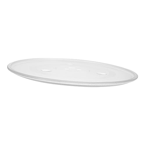 GLEAVI Glasurnere mikrowelle ersatzplatte klein mikrowellengeeignet Mikrowellentablett mit haushalt zubehör Austausch des Drehtellers für die Mikrowelle Backofen Kochplatte Weiß GLEAVI Glasurnere mikrowelle ersatzplatte klein mikrowellengeeignet Mikrowellentablett mit haushalt zubehör Austausch des Drehtellers für die Mikrowelle Backofen Kochplatte Weiß von GLEAVI