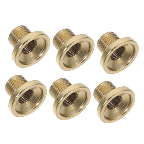 GLEAVI zu M10 -Stecker Lampenständerstangen Stehlampen-Innenzahnbefestigung Tischlampenteile Einfach zu installierender Winkeladapter T-förmiger Adapter Tischlampensockel Eisen Golden von GLEAVI