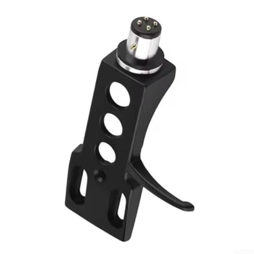 GLFLOW Plattenspieler-Headshell-Halterung mit 4-poligen Kontakten für Technics Vinyl-Player, 10 x 10 x 2 cm (schwarz) von GLFLOW