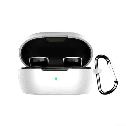 Sichere Silikonhülle für Bose QuietComfort kabellose Ohrhörer mit Geräuschunterdrückung und Trageoptionen (weiß) von GLFLOW