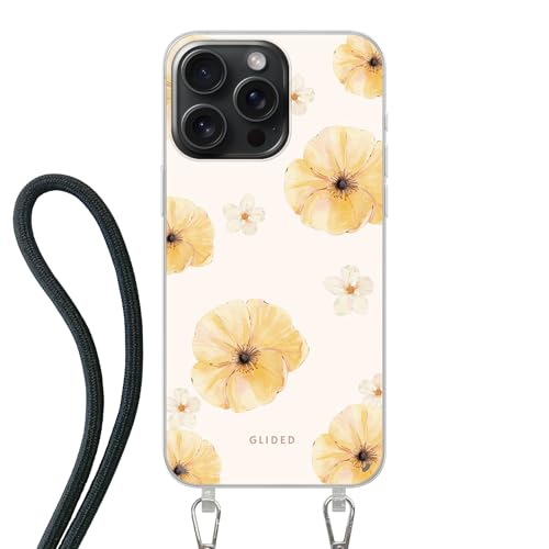 GLIDED Crossbody Handyhülle für iPhone 15 Pro Max – Stoßfest & Kratzfest, TPU Silikon mit Band – Sunny X Carmen.RSO Design GLIDED Crossbody Handyhülle für iPhone 15 Pro Max – Stoßfest & Kratzfest, TPU Silikon mit Band – Sunny X Carmen.RSO Design von GLIDED