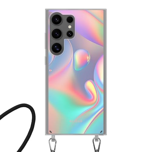 GLIDED Crossbody Handyhülle für Samsung Galaxy S24 Ultra – Stoßfest & Kratzfest, TPU Silikon mit Band – Holographic Aesthetic Design GLIDED Crossbody Handyhülle für Samsung Galaxy S24 Ultra – Stoßfest & Kratzfest, TPU Silikon mit Band – Holographic Aesthetic Design von GLIDED