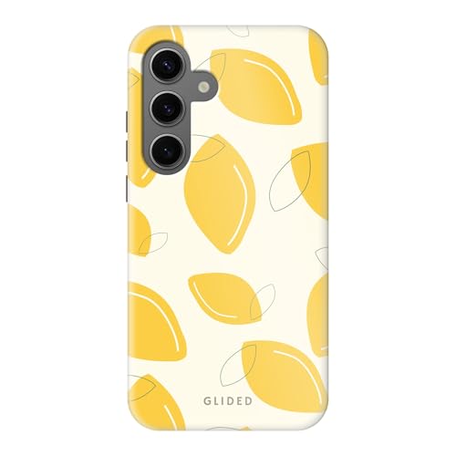 GLIDED Tough case Handyhülle für Samsung Galaxy S24 – Stoßfest & Kratzfest, TPU Silikon – Abstract Lemon Design GLIDED Tough case Handyhülle für Samsung Galaxy S24 – Stoßfest & Kratzfest, TPU Silikon – Abstract Lemon Design von GLIDED