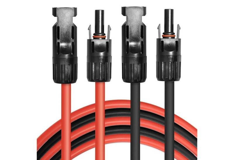 GLIESE 4 mm² Solarkabel Solar Verbindungs- Verlängerungskabel Solarkabel, (500 cm) von GLIESE